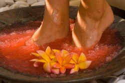 Caviar foot soak